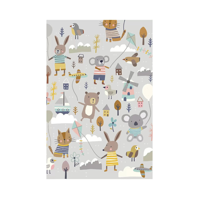 Baby Balloon Adventures II by Nancy Mckenzie - Wrapped Canvas Gallery-Wrapped Canvas Giclée, 20.32 cm H x 30.48 cm W