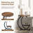 Industrial Round End Table Set Of 2
