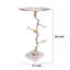 Table de bout à piédestal en aluminium