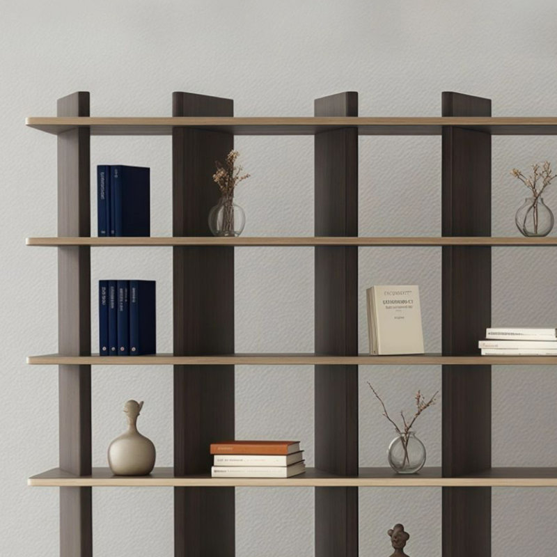 Makinley, (5 tablettes) H 70,8 po x l 78,7 po x P 11,8 po, Noir