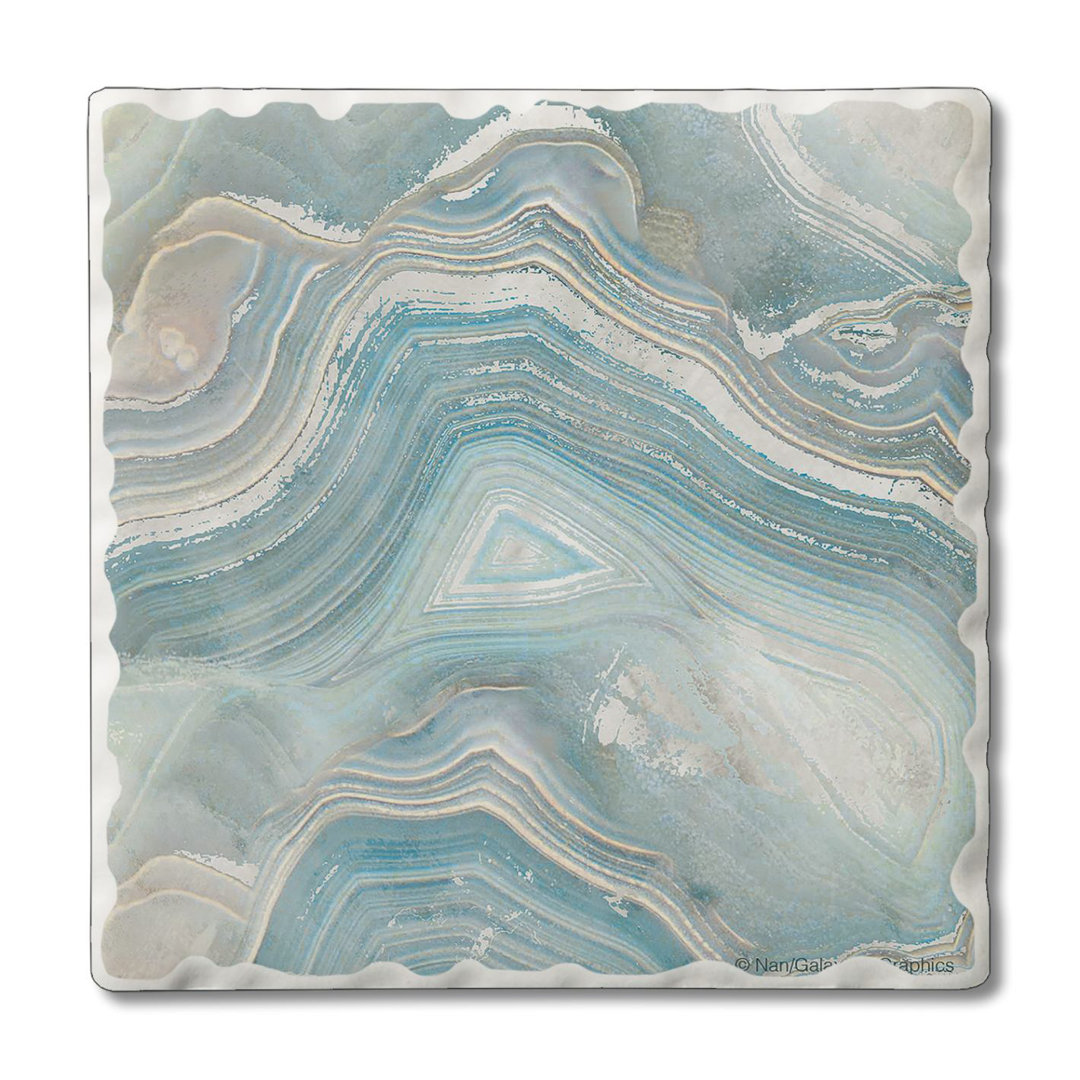 Stoneware Square 4 Piece Coaster Set Wrought Studio™