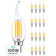 7 Watt C11 LED Dimmable Light Bulb Base