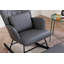 Chaise berçante avec repose-pieds