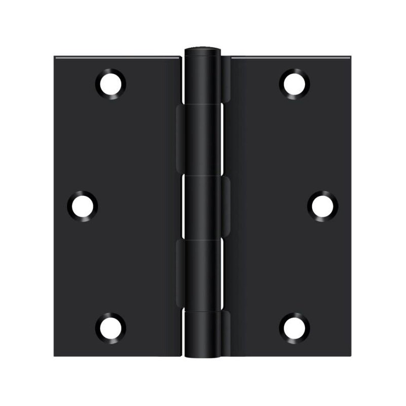 Steel Hinge, Paint Black