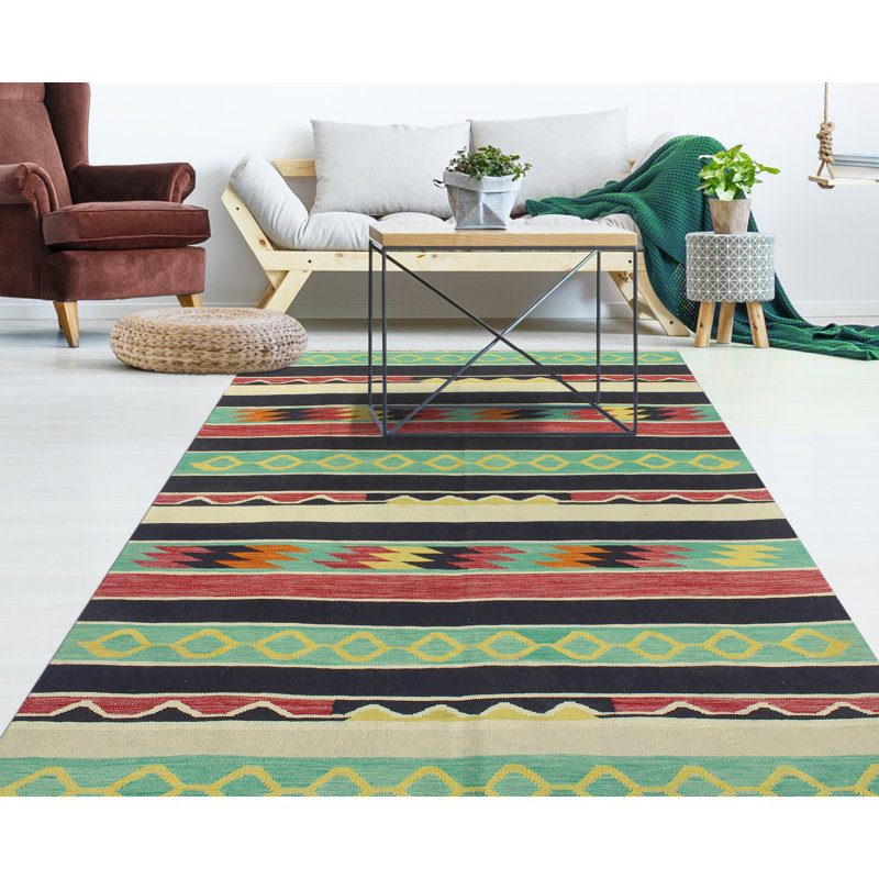 Flatweave Raedpath Black Rug