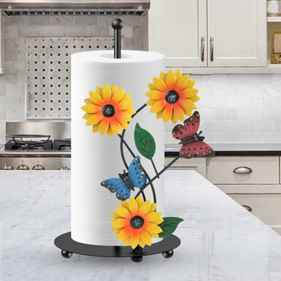 Kitchen Roll Holder Sunflower Paper Towel Holder