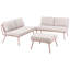Garden Corner Sofa with Table 4 Seater CACCAMO Beige-1139751177