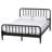 Baxton Studio Braith Farmhouse Spindle Wood Platform Bed-266663803-266663798