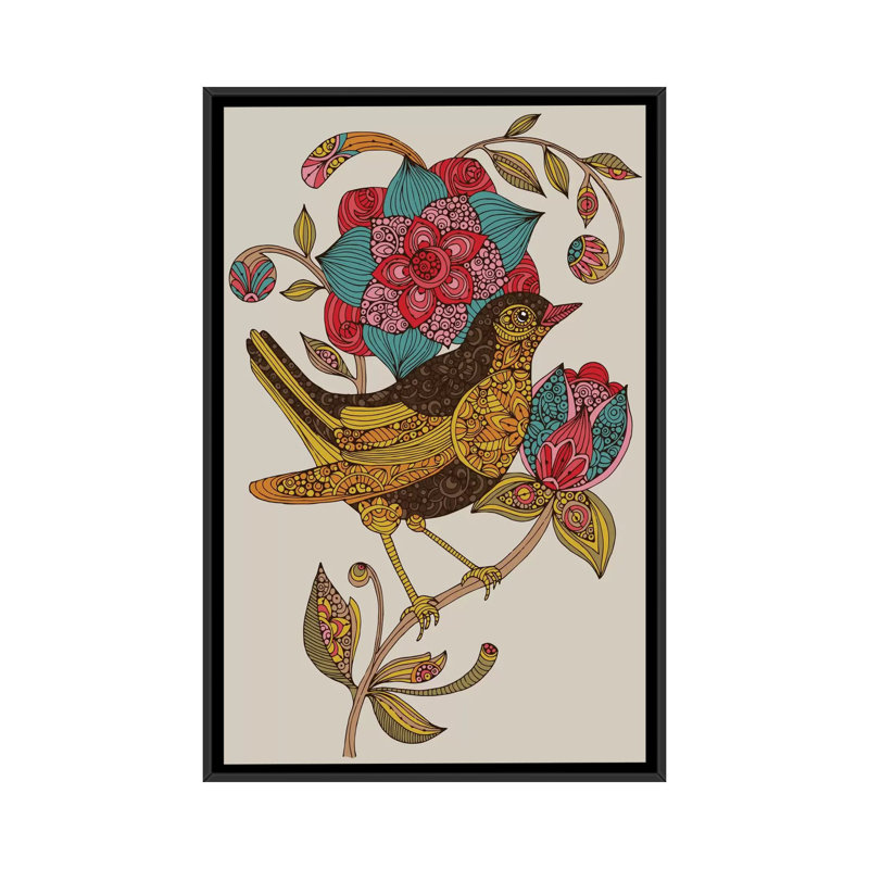 Cindy, impression sur toile tendue, Toile avec cadre noir, H 48 po x l 32 po x P 1,5 po