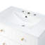 Meuble-lavabo simple 30 po avec lavabo blanc