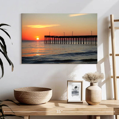Nicci Virginia Pier At Sunset
