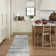 Modern Minimalist Striped Area Rug in Blue/Cream/Gray for Living Room, Hallway, Entryway Rugs