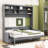 Queen Murphy Bed with Sofa-365989629