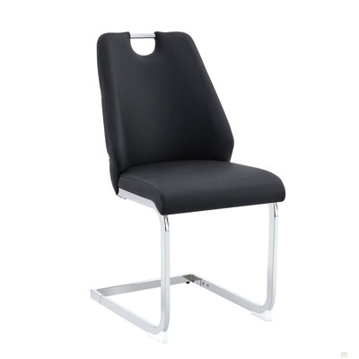 Ensemble de 4 chaises de salle à manger en similicuir