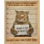 "Bad Cat Hilarious Humour Bathroom Kitty Plaques" sur papier-98299376-98299375