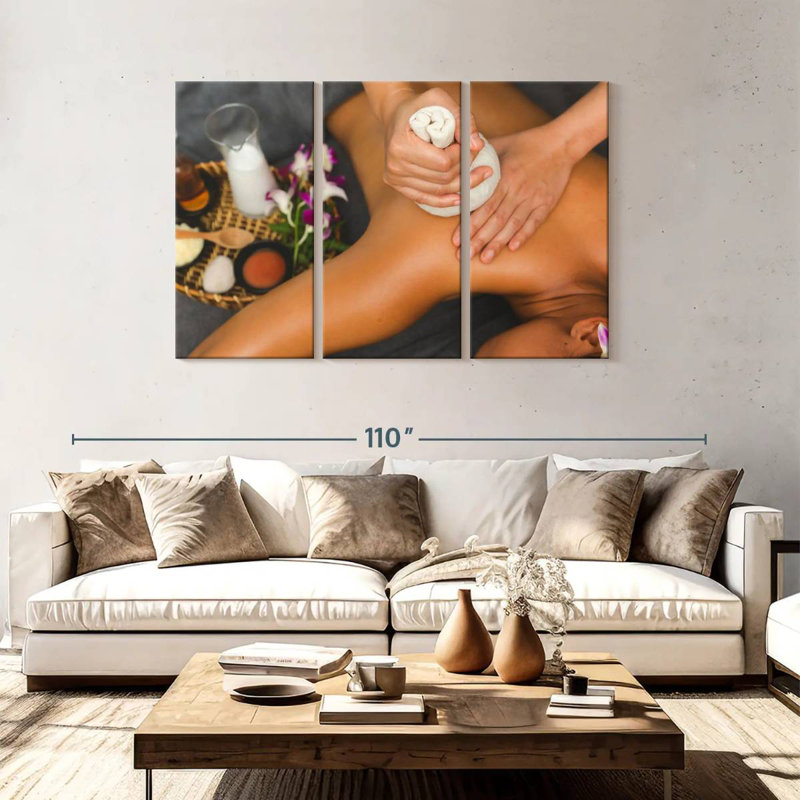 Spa de massage Kerrick, H 48 po x l 74 po