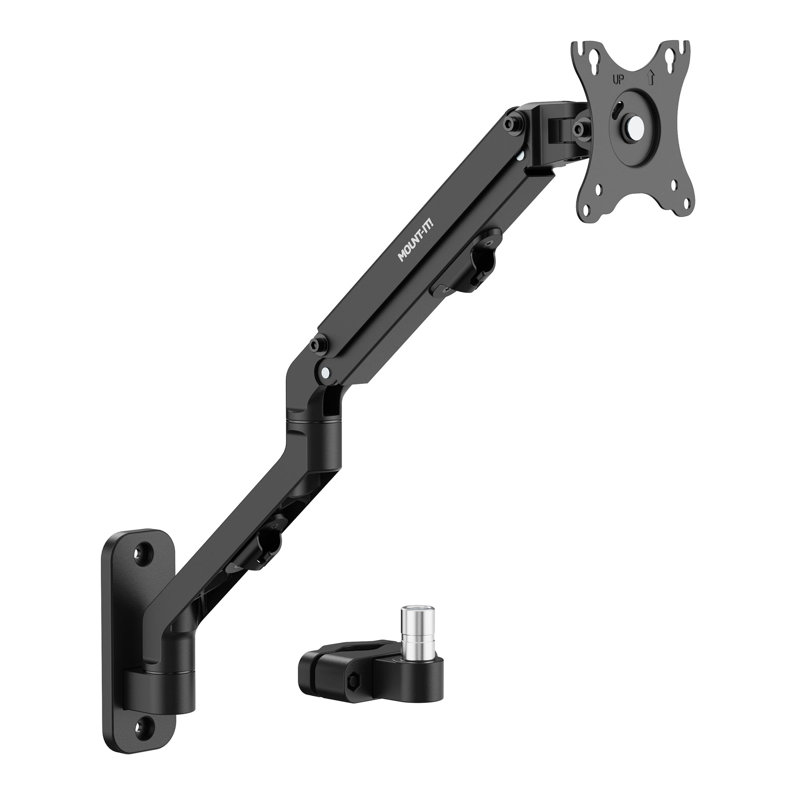 Mount-it Black Wall Mount/Pole Mount Screens Holds up to 15.4 lbs