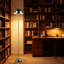 Lampe sur pied industrielle pour le salon, lampe sur pied haute avec abat-jour en dôme en métal pour chambre à coucher, bureau, chambre de bébé, lampe de lecture d'angle, finition chromée