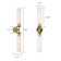 Twining 2 - Light Wallchiere Armed Sconce Wall Mounted Sconces Wall Lights(Including Bulbs)