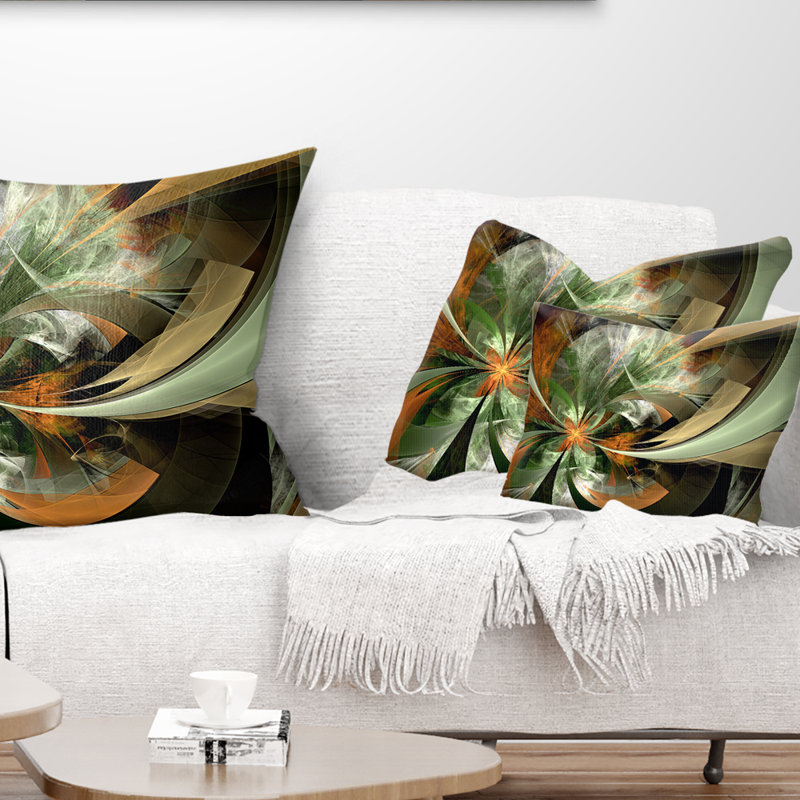 Coussin lombaire en fleur symétrique floral