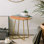 Fimbis Solid Wood Top End Table