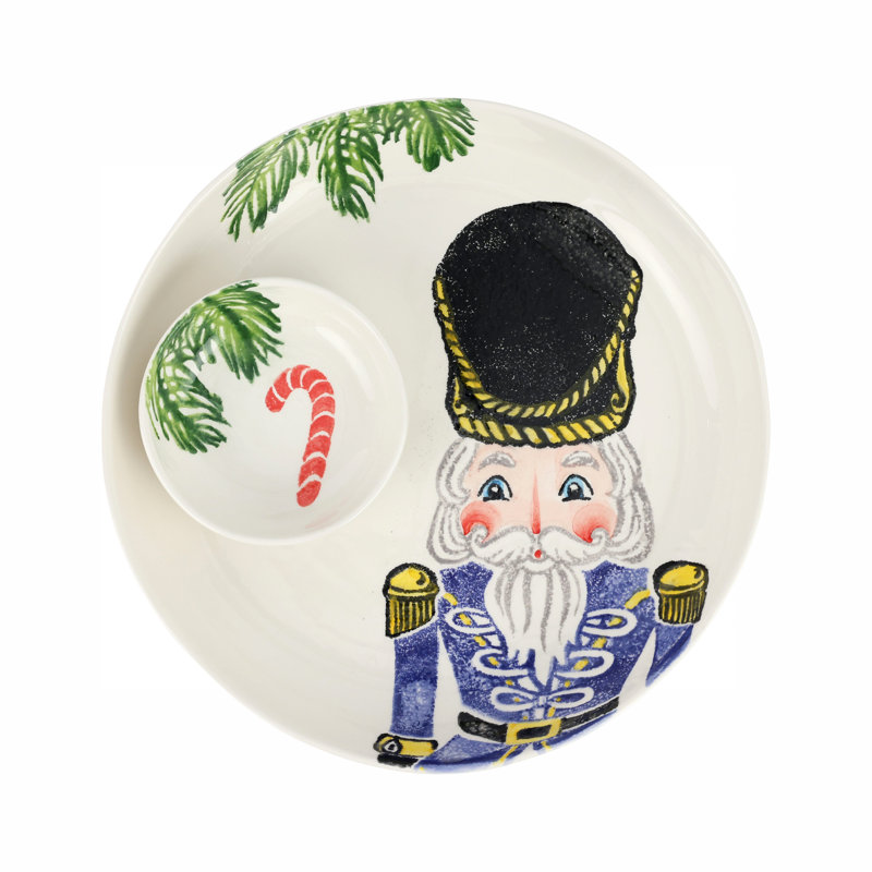 Nutcrackers Terra Bianca Chips And Dip Platter