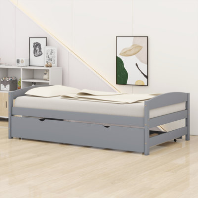 Platform Bed With Trundle