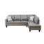 Ensemble de canapé modulaire en cuir 3 pièces avec méridienne et repose-pieds avec rangement Monaco-1245357354-1245357355