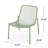 Stackable Outdoor Chairs In , Modern Style, Seat, 26.32"w X 22.33"d 26.32"h Chairs, Iron Frame, Mesh Seating,