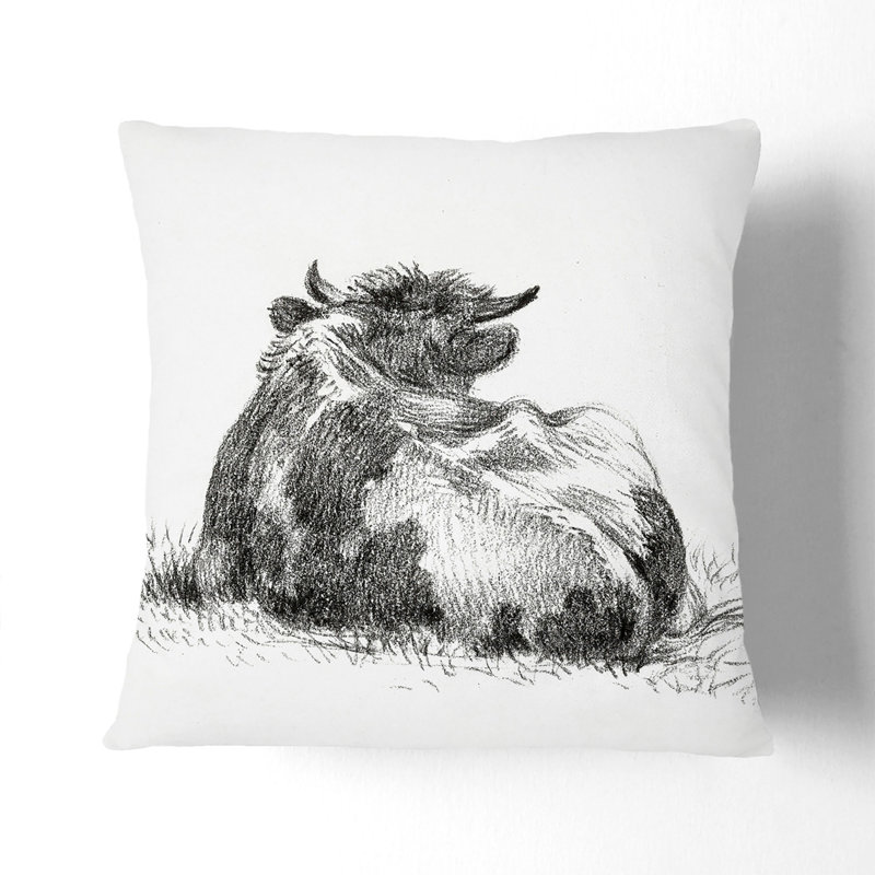 Square Throw Cushion, 55cm H x 55cm W x 20cm D