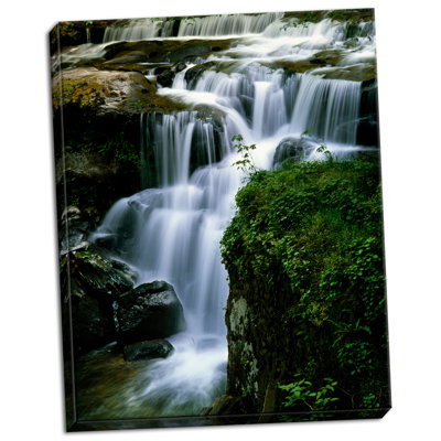 « lost creek chute », reproduction de photo sur toile tendue