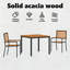 3 Piece Garden Dining Set Acacia-442601676