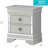 Sleek Silver Champagne Nightstand-301969333