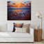 Placid Shore and Whimsical Clouds - Photographie sur toile-67442756-67442757