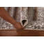 Tapis oriental tout rayé à motif abstrait 3 x 5