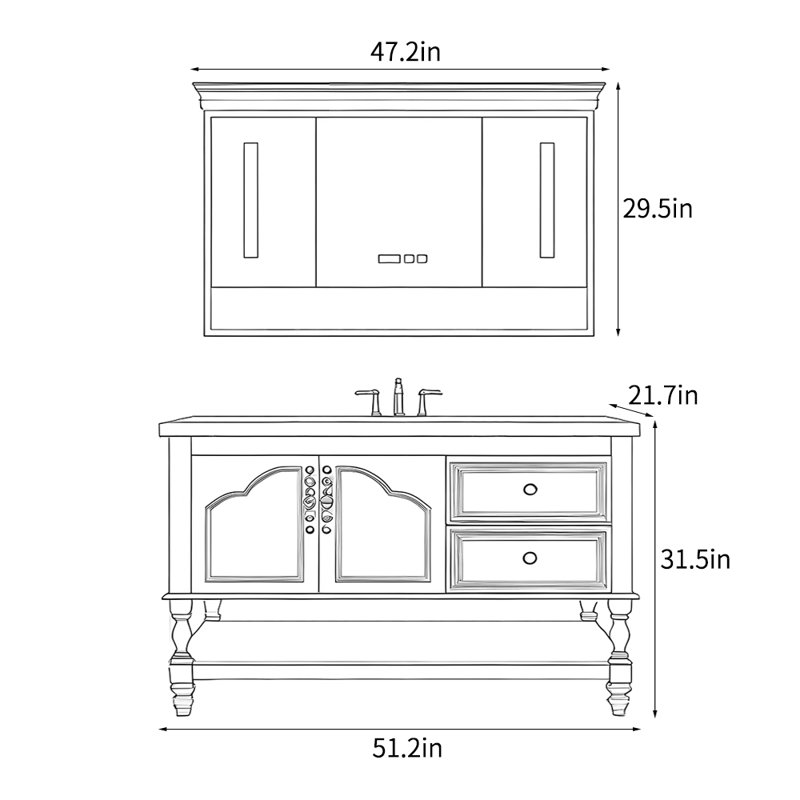 Gurvir, 31.5" H x 51.2" W x 21.7" D