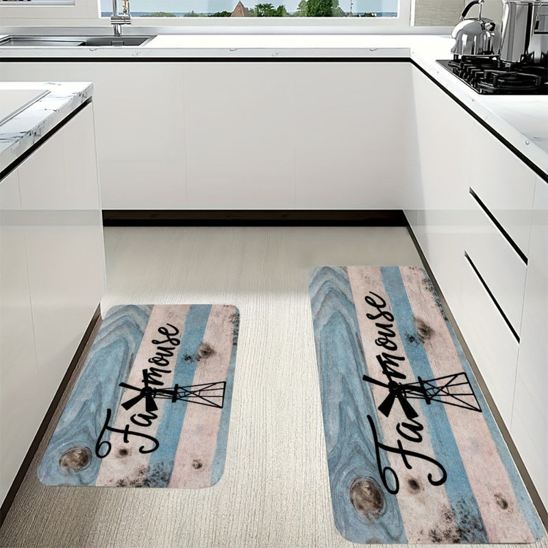 Tapis de cuisine Farmhouse Windmill, 2 Count