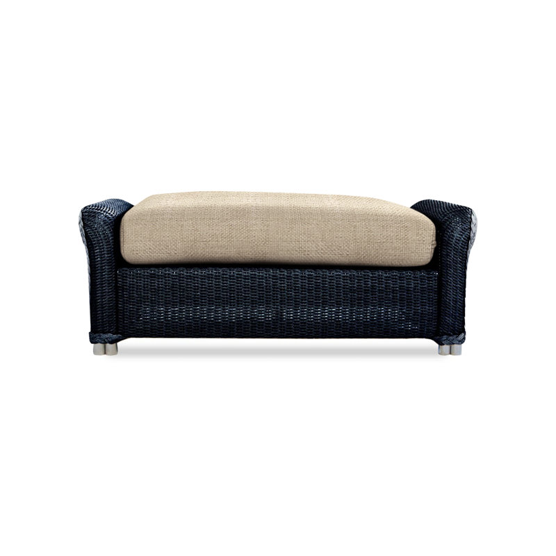 Reflections Outdoor Ottoman, Sandberg Flax, Mink