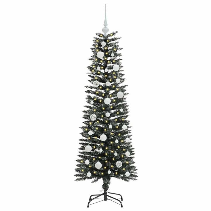 Artificial Christmas Tree with Stand, 3.94' H, White