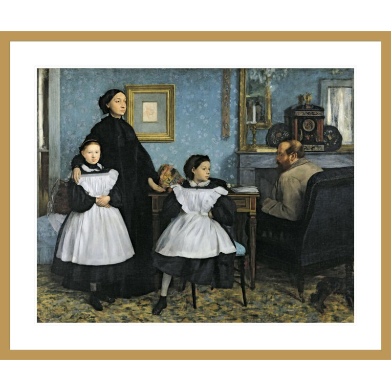 «The Bellelli Family» par Edgar Degas, impression giclée encadrée, H 33,5 po x l 39,91 po