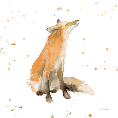 «Dreaming Fox on Canvas» par Katrina Pete, reproduction