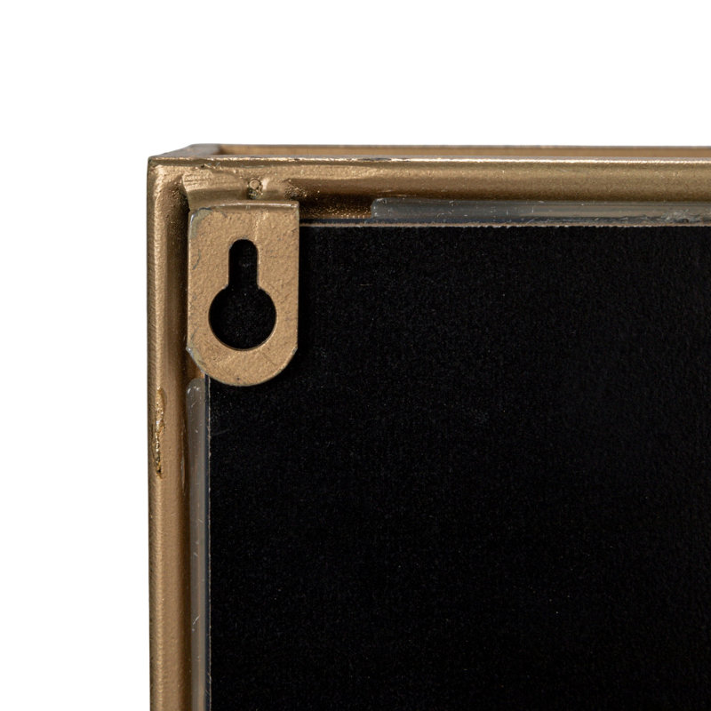 Puleo Iron Square Wall Mirror