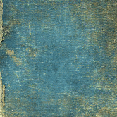 Turquoise Blue Vintage Fabric Background - Wrapped Canvas Print