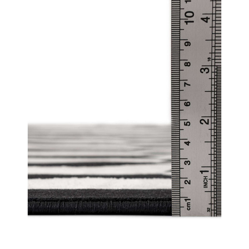 Lucerito Geometric Indoor Rug, Rectangle 6'1" x 9'