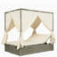 Lit de soleil ajustable avec rideau, grand confort, avec 3 couleurs -591249937