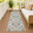 Machine Washable Indoor/Outdoor Chantille ACN2544 Damask Rug-373422670-373422664