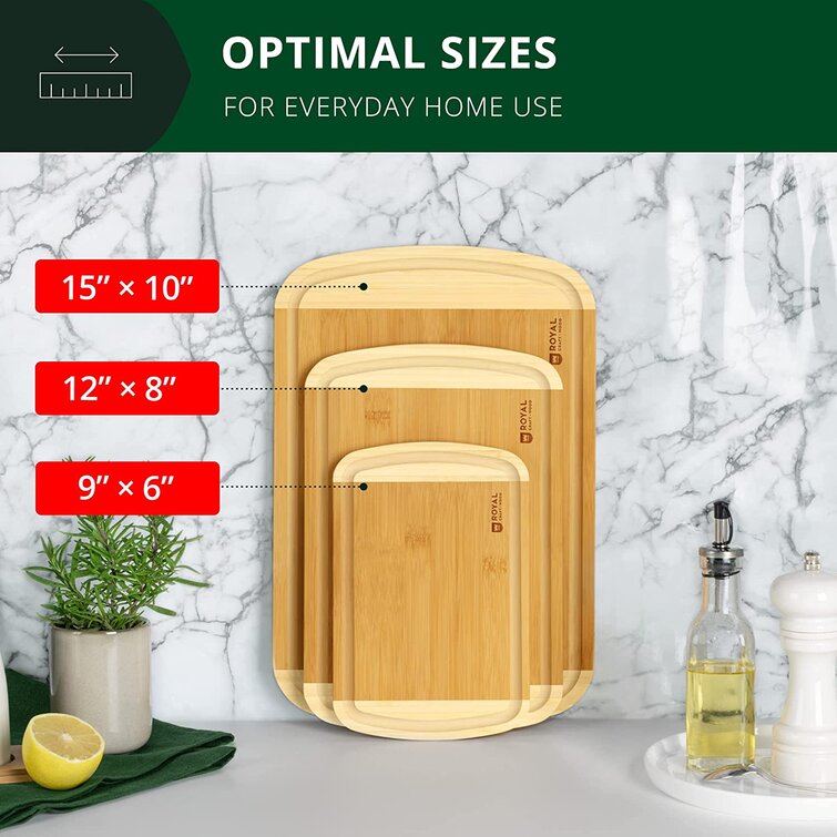 Royal Craft Wood Cutting Board Organizer - Cutting Board Stand And Holder  For Countertop Space Optimization & Reviews
