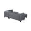 Canapé modulaire rembourré 3 pièces Brogel-1801078517