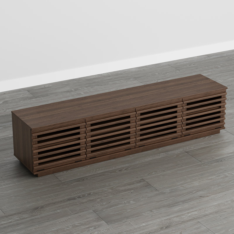 2- Piece TV Stand Living Room Set, Brown