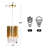 Modern Light Luxury Romantic Statement Tiered Crystal Chandelier